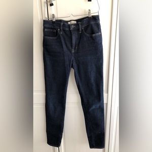 Madewell Dark Wash Skinny Jeans